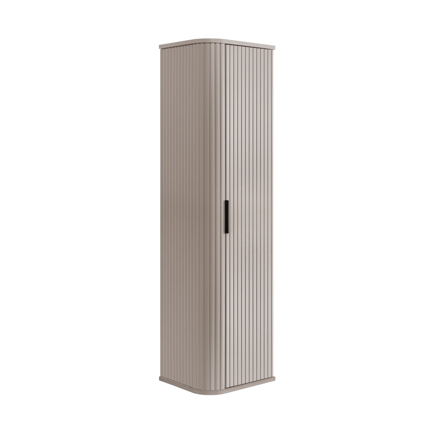 Elegance Glamour Style Tall Bathroom Wall Cabinet - Cashmere