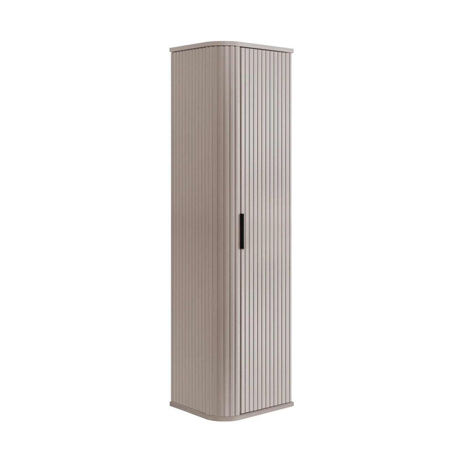 Elegance Glamour Style Tall Bathroom Wall Cabinet - Cashmere