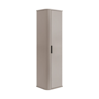 Elegance Glamour Style Tall Bathroom Wall Cabinet - Cashmere