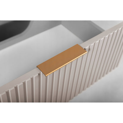 Elegance Glamour Style 2 Drawer Bathroom Wall Cabinet 120cm - Cashmere