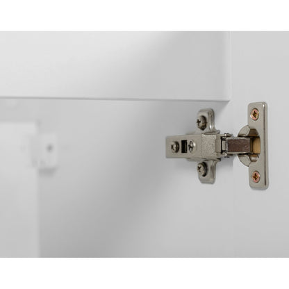 Flow Wall-Mounted 2 Door Bathroom Vanity Cabinet with Basin 80cm - White