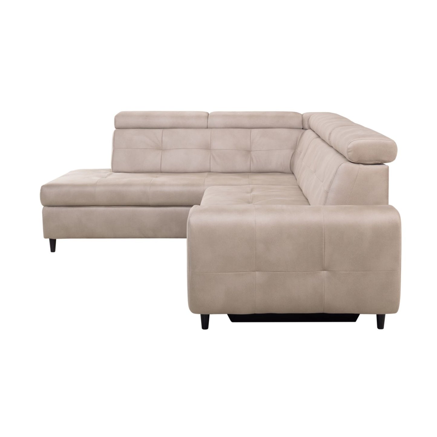 Matras Corner Sofa Bed with Storage- Beige