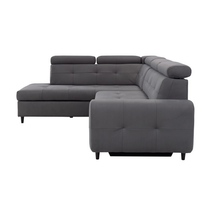 Matras Corner Sofa Bed with Storage- Dark Grey