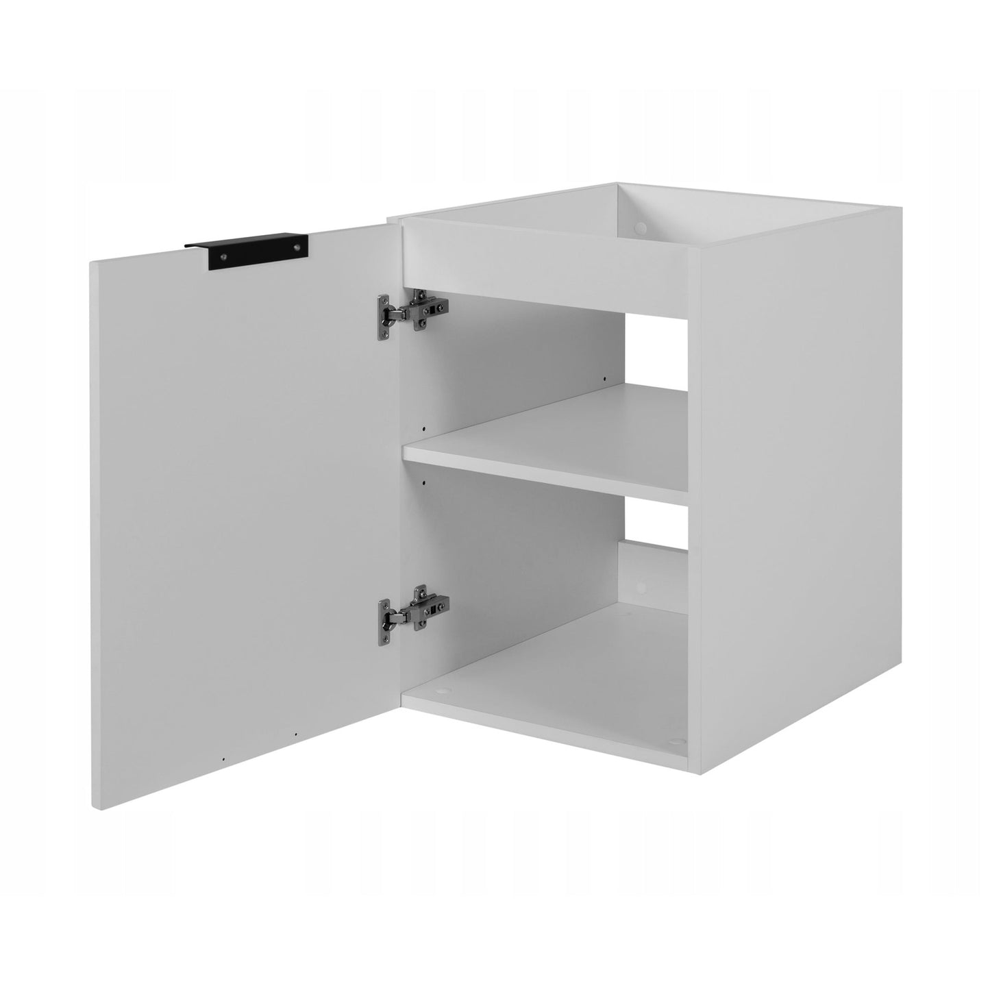 Flow 1 Door Fluted Bathroom Vanity Cabinet 40cm - White