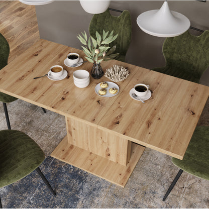 Astrid Mini - 2 in 1 Extending Coffee / Dining Table - Artisan Oak