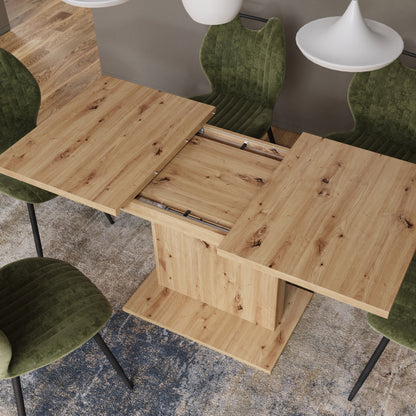 Astrid Mini - 2 in 1 Extending Coffee / Dining Table - Artisan Oak