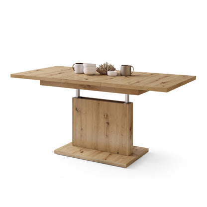Astrid Mini - 2 in 1 Extending Coffee / Dining Table - Artisan Oak