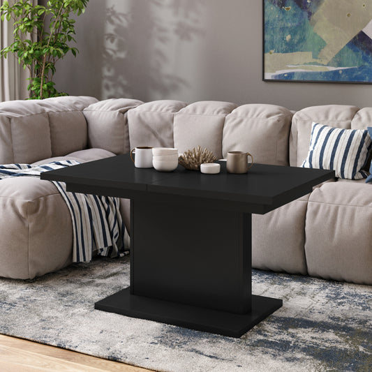 Astrid Mini - 2 in 1 Extending Coffee / Dining Table - Black