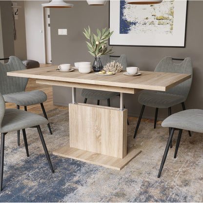Astrid Mini - 2 in 1 Extending Coffee / Dining Table - Sonoma Oak