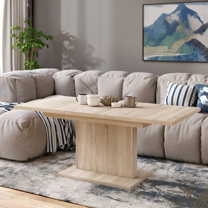 Astrid Mini - 2 in 1 Extending Coffee / Dining Table - Sonoma Oak