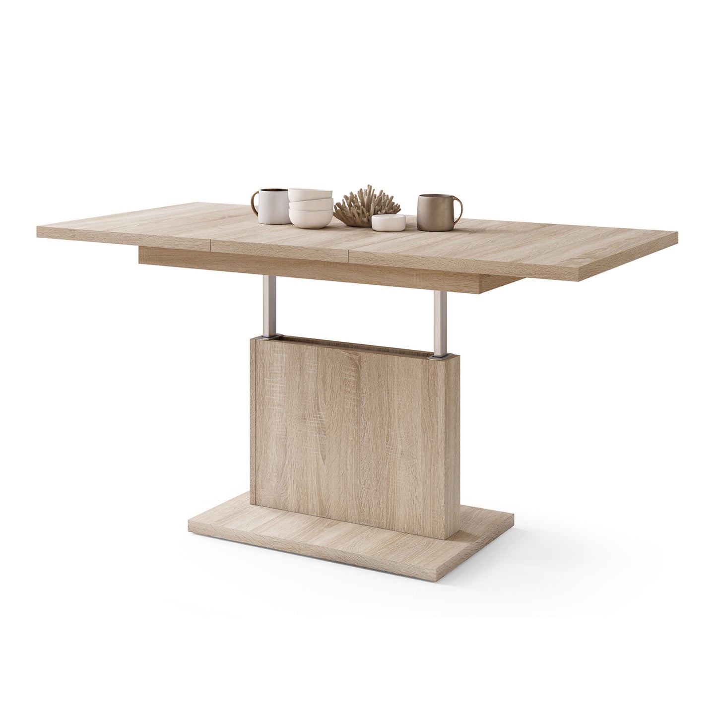 Astrid Mini - 2 in 1 Extending Coffee / Dining Table - Sonoma Oak
