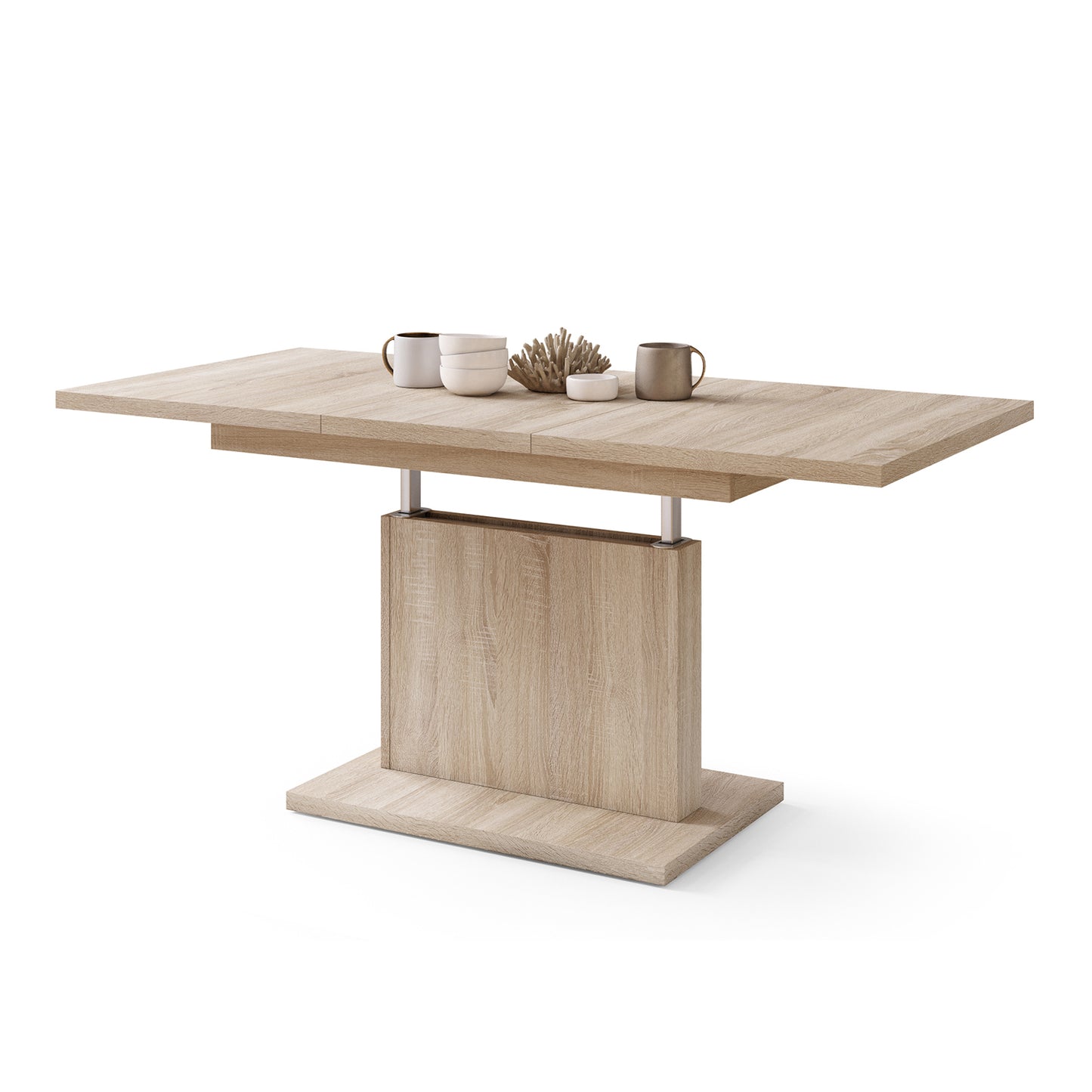 Astrid Mini - 2 in 1 Extending Coffee / Dining Table - Sonoma Oak