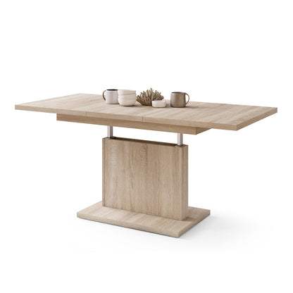 Astrid Mini - 2 in 1 Extending Coffee / Dining Table - Sonoma Oak