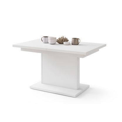 Astrid Mini - 2 in 1 Extending Coffee / Dining Table - White