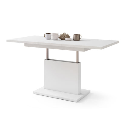 Astrid Mini - 2 in 1 Extending Coffee / Dining Table - White
