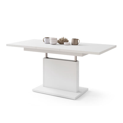 Astrid Mini - 2 in 1 Extending Coffee / Dining Table - White