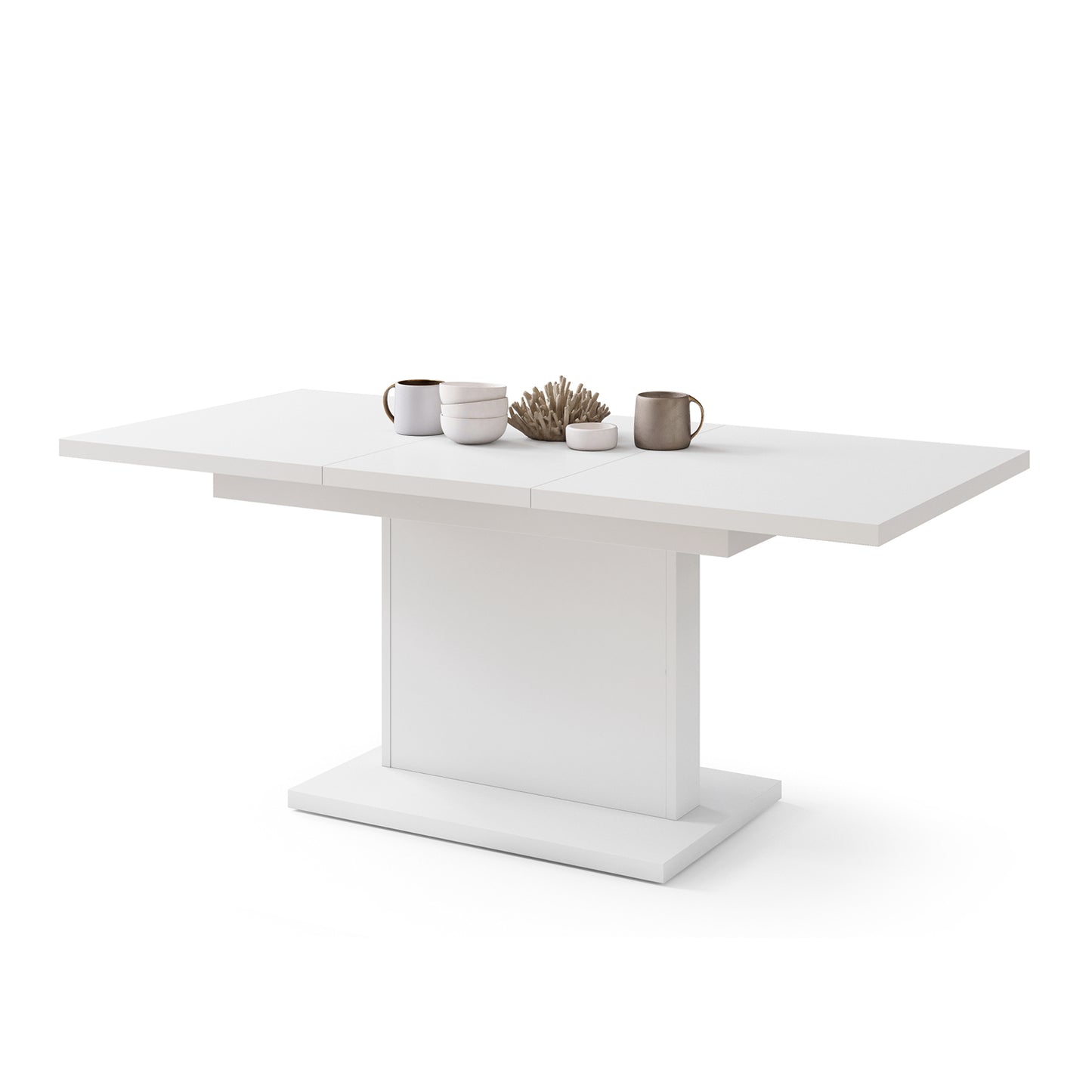 Astrid Mini - 2 in 1 Extending Coffee / Dining Table - White