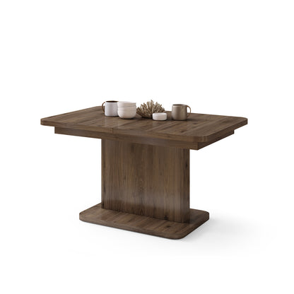 Astrid Mini Z - 2 in 1 Extending Coffee / Dining Table - Elegant Walnut