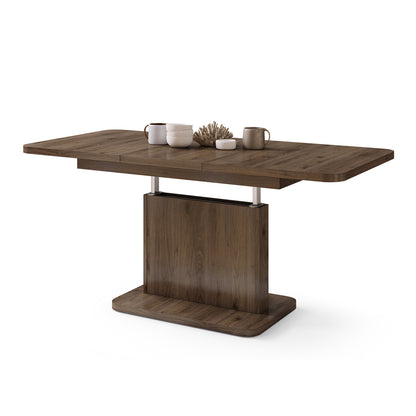 Astrid Mini Z - 2 in 1 Extending Coffee / Dining Table - Elegant Walnut