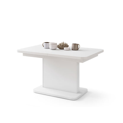 Astrid Mini Z - 2 in 1 Extending Coffee / Dining Table - White