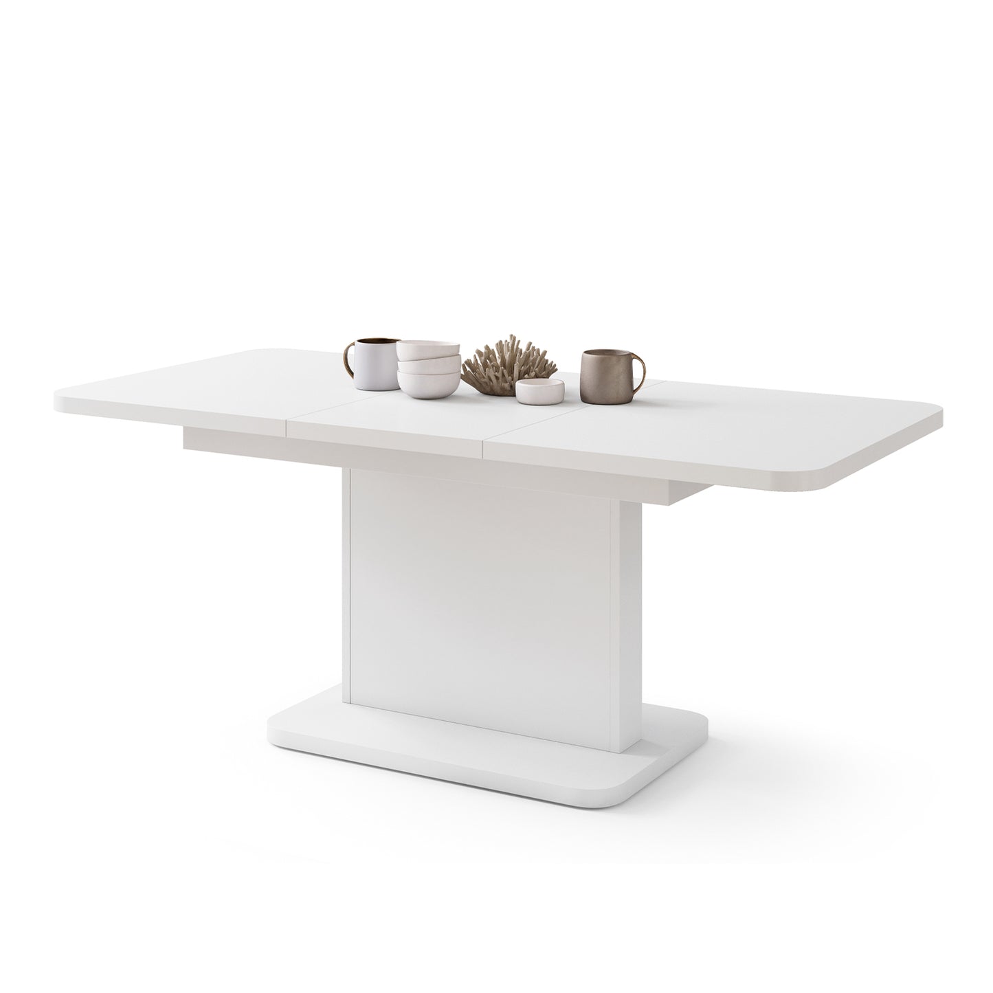 Astrid Mini Z - 2 in 1 Extending Coffee / Dining Table - White