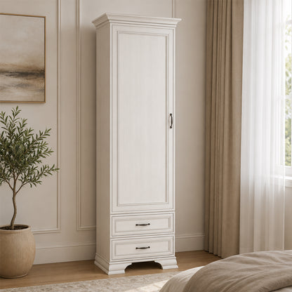 Tilda Elegant Tall Wardrobe - Fineline Crema