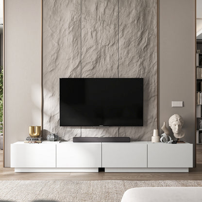 Enjoy 240 Modern Style TV Stand Unit with 4 doors - White