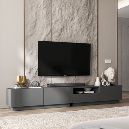 Enjoy 240 Modern Style TV Stand Unit with Open Shelf - Graphite