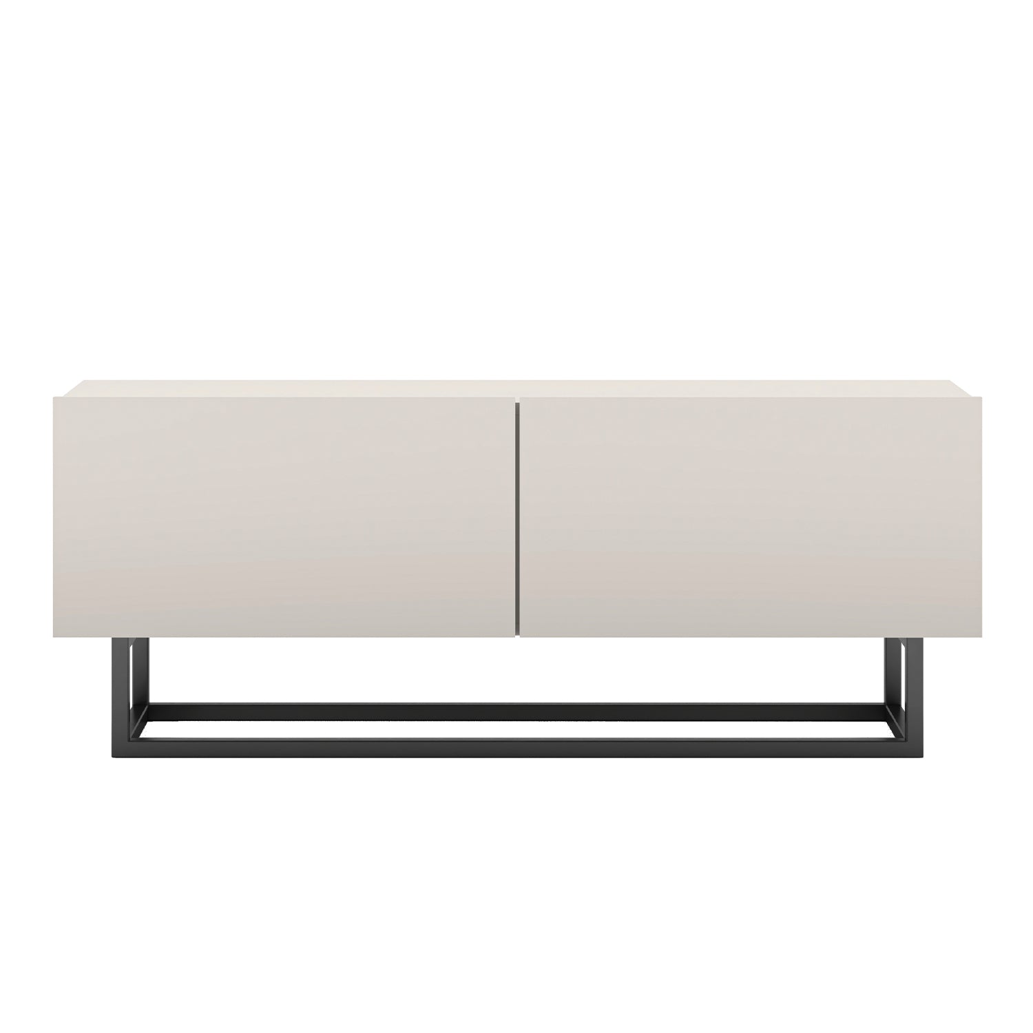 Enjoy Minimalist Freestanding TV Unit with Metal Base – Cashmere