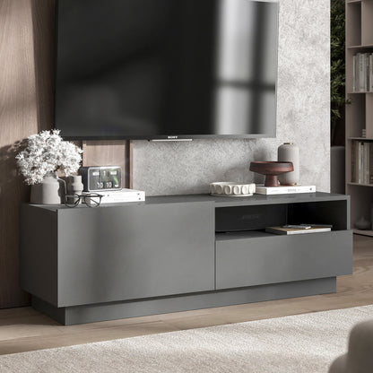 Enjoy Minimalist Stand TV Unit with open shelf - Graphite