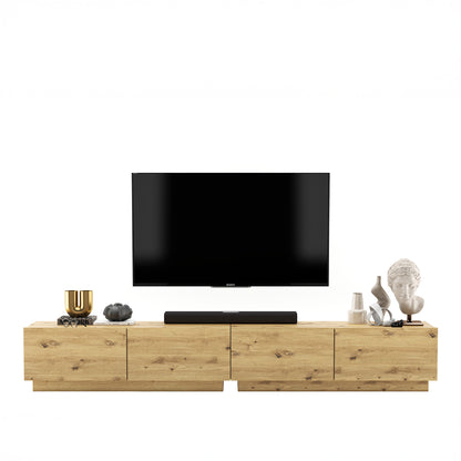 Enjoy 240 Modern Style TV Stand Unit with 4 doors - Oak Artisan