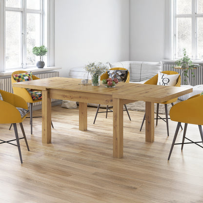 Royal Modern Extendable Dining Table – Oak Artisan