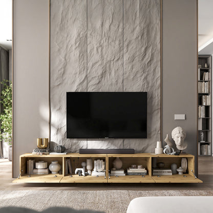 Enjoy 240 Modern Style TV Stand Unit with 4 doors - Oak Artisan