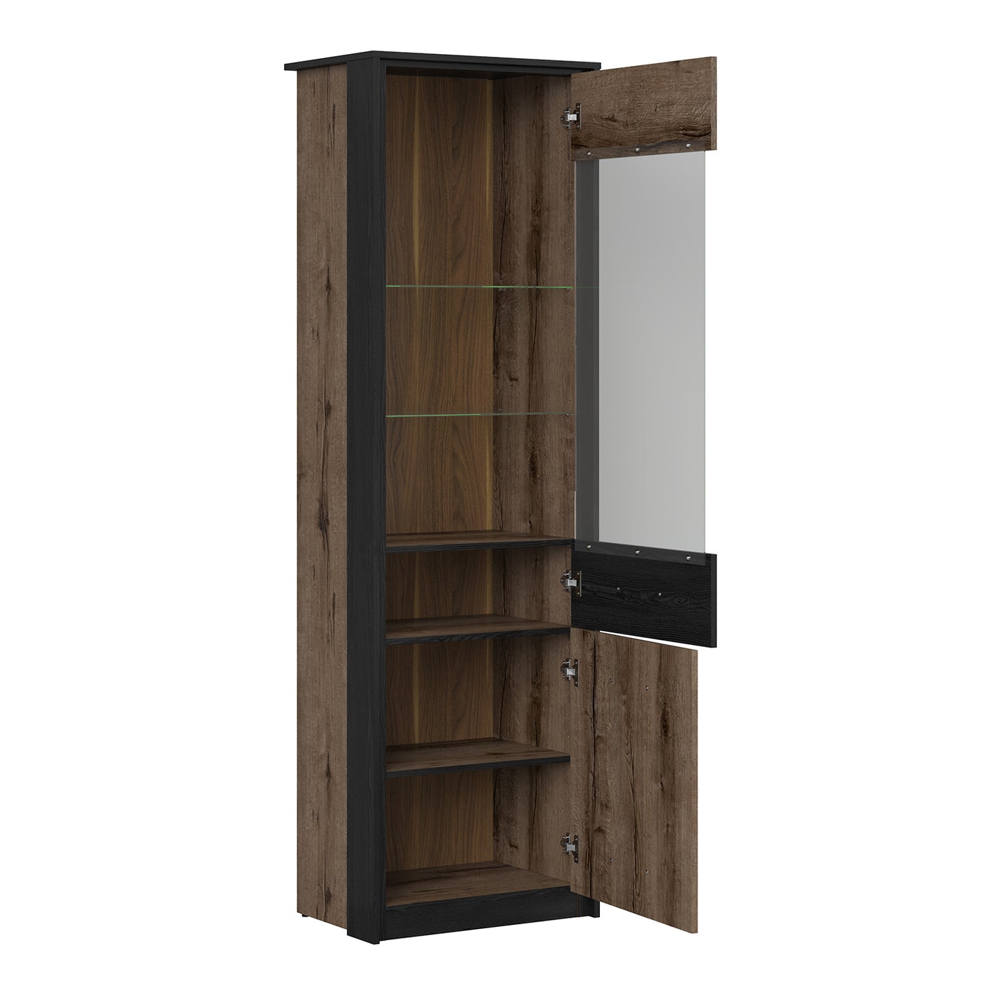 Kassel 100cm Display Cabinet with Glass Detail
