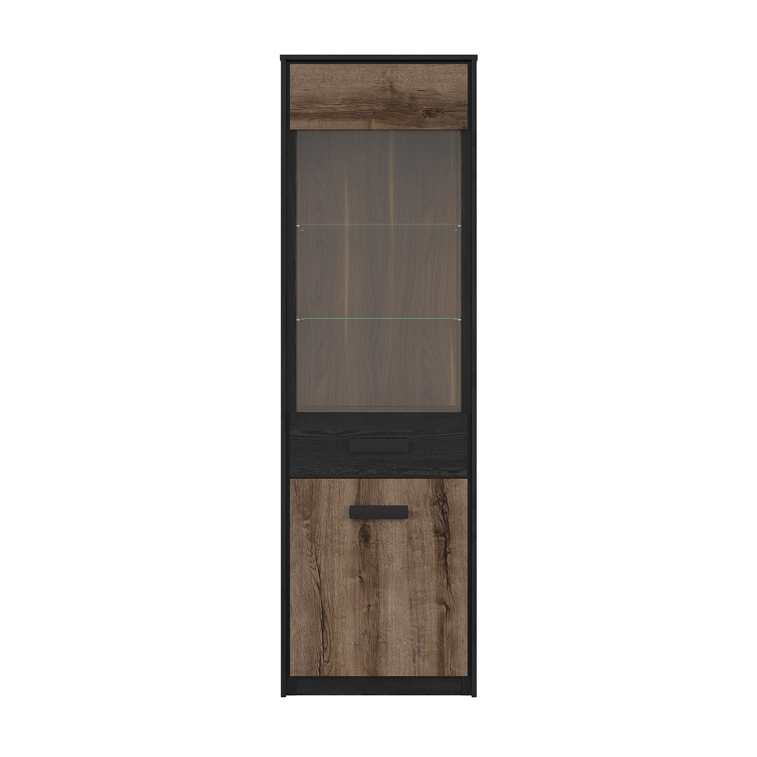 Kassel 100cm Display Cabinet with Glass Detail