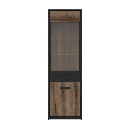 Kassel 100cm Display Cabinet with Glass Detail