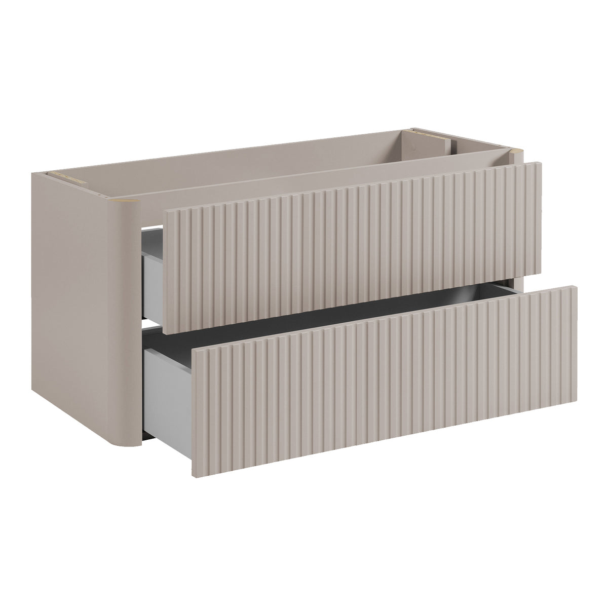 Linea 100cm Wall Bathroom Vanity Unit with Basin - Cashmere