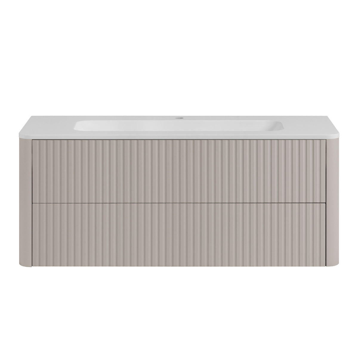 Linea 120cm Wall Bathroom Vanity Unit with Basin - Cashmere
