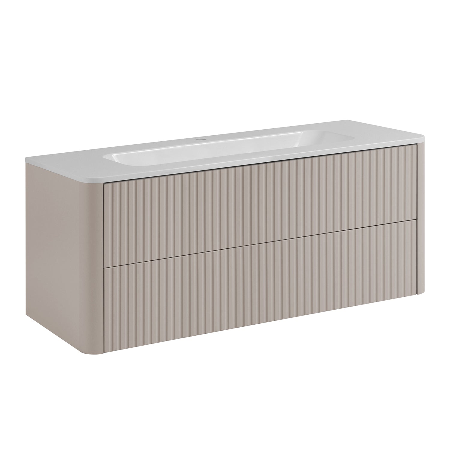 Linea 120cm Wall Bathroom Vanity Unit with Basin - Cashmere