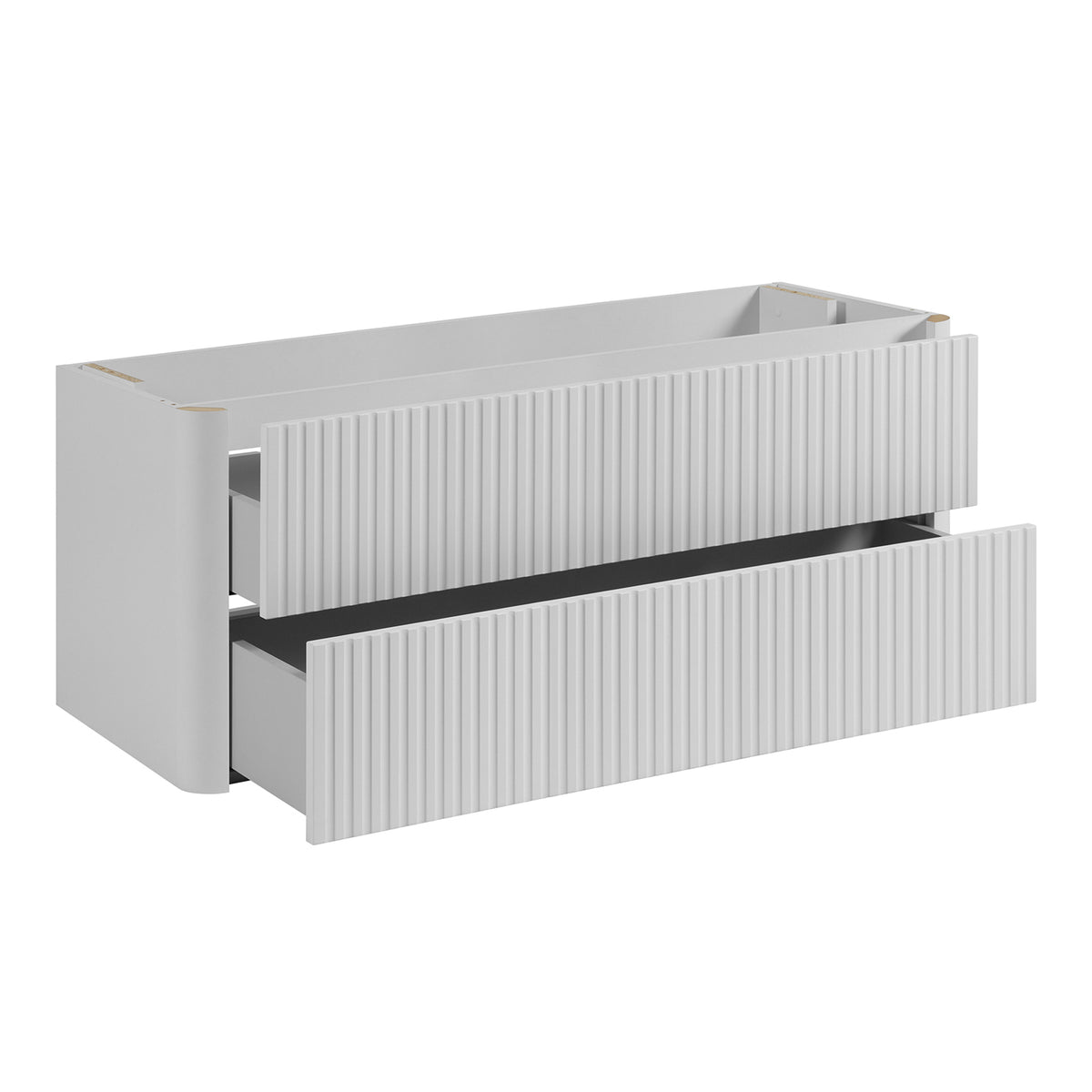 Linea 120cm Wall Bathroom Vanity Unit with Basin - White