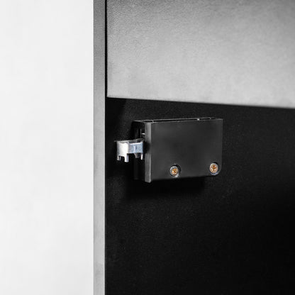 Flow 2 Drawer Bathroom Vanity Cabinet 60cm - Black