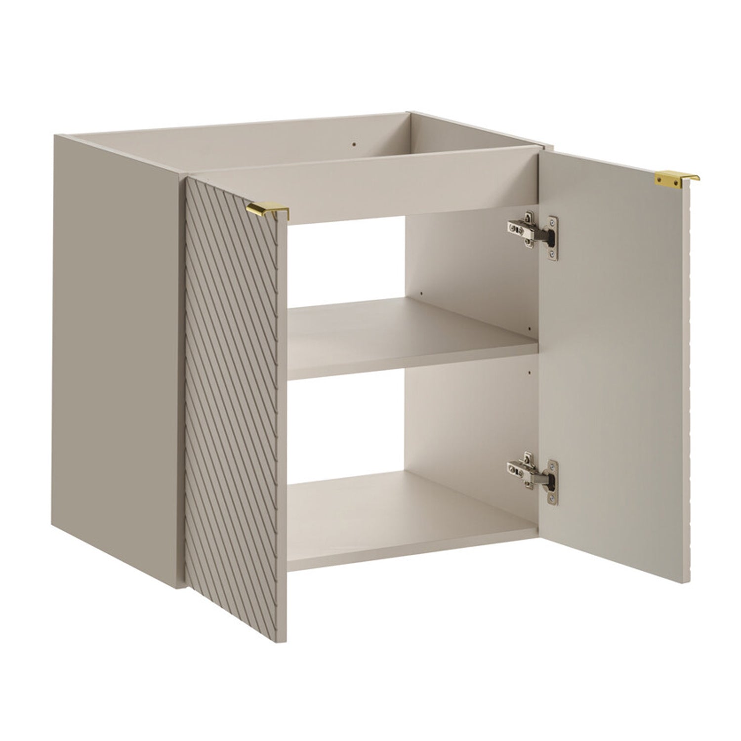 Viva Bathroom Set Cabinet 60cm with Basin and Tall Unit - Cashmere