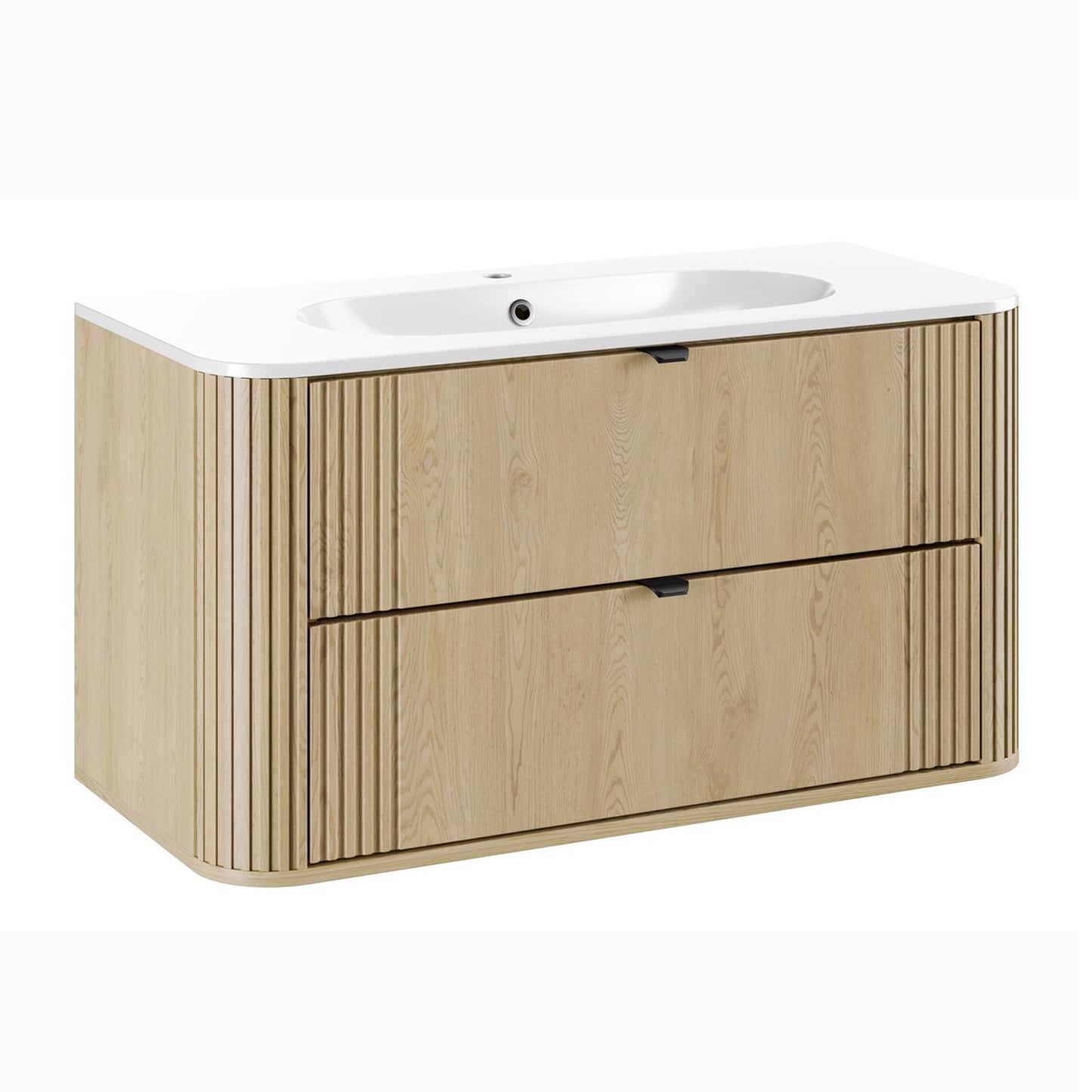 Ovalia Bathroom cabinet 100cm and Basin - Cremona