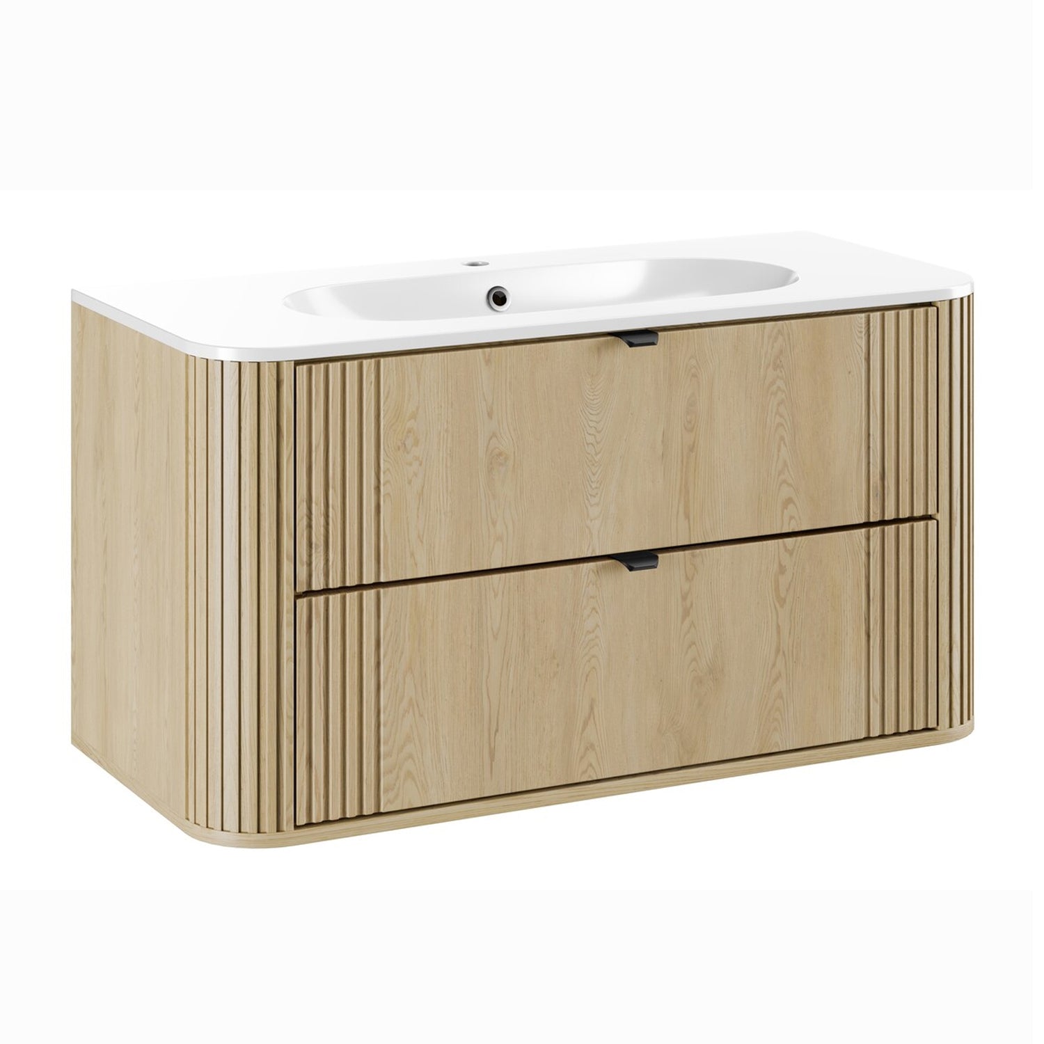 Ovalia Bathroom cabinet 100cm and Basin - Cremona