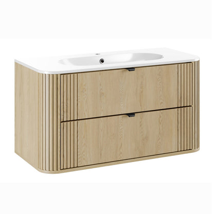 Ovalia Bathroom cabinet 100cm and Basin - Cremona