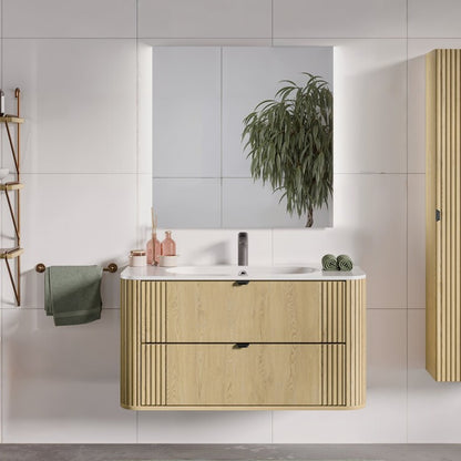 Ovalia Bathroom cabinet 100cm and Basin - Cremona