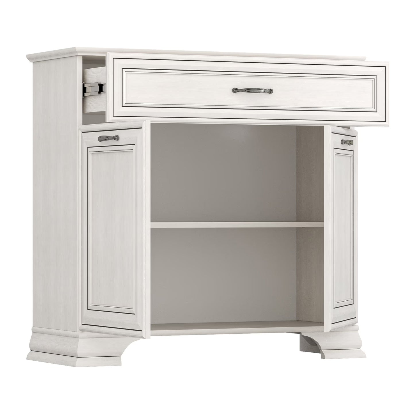 Tilda Elegant Sideboard with Doors and Drawer - Fineline Crema