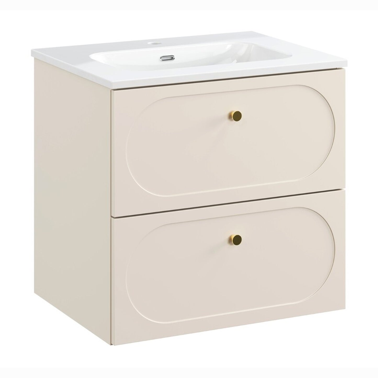 Donna Bathroom Cabinet 60 cm and Basin - Sand