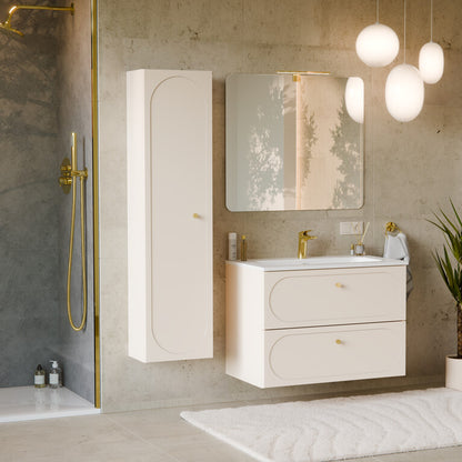 Donna Tall Bathroom Unit - Sand