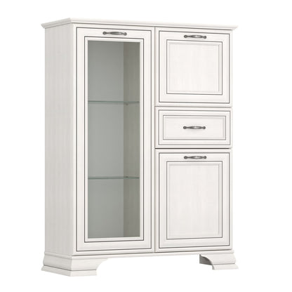 Tilda Elegant Display Cabinet - Fineline Crema